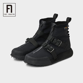 FOOT INDUSTRY 19A601 户外机能防水半自动鞋扣Hiking高帮鞋/黑