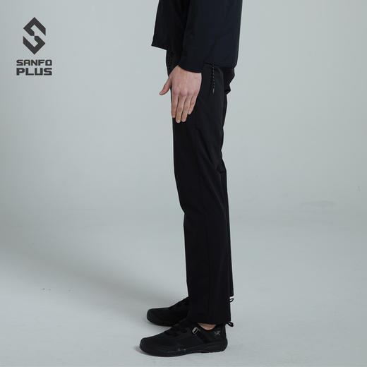 Sanfo Plus 墨玉男款功能轻薄防泼水商旅通勤修身长裤 18027 商品图2