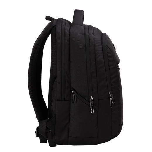 爱华仕 多功能商务专业笔记本电脑包 双肩包男 旅行背包 OCB4148 黑色 商品图1