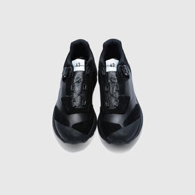 FOOT INDUSTRY AVERT 19s102 暗黑机能低帮复古翻毛拼皮运动球鞋