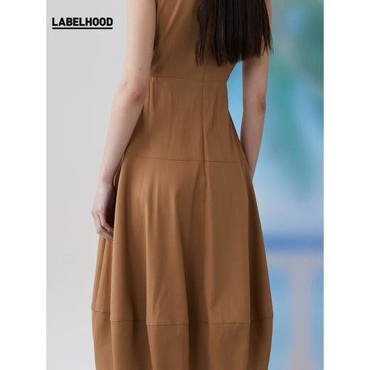 FFIXXED STUDIOS 2020春夏新款蓬松锥形长裙连衣裙米黑白拼色款 WOMDRSS20.05 商品图9