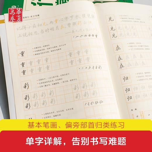 华夏万卷吴玉生行楷常用字单字突破8000字行楷练字帖  商品图2