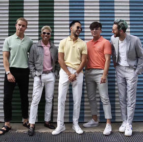 马卡龙色！Brooks brothers 布克兄弟男士🐑彩色小羊标 经典款Polo衫