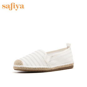 商场同款 | Safiya/索菲娅春夏新款圆头深口平底渔夫鞋单鞋女SF91111058