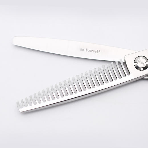 斑马“做自己系列”剪刀E62561 牙剪/调量剪/无痕牙剪/打薄剪/去发量10-15%/ 平齿/25根齿/正刃/6寸 商品图2