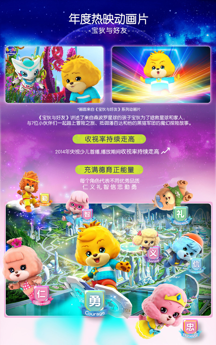 【费雪】bodhi宝狄与好友宝狄与好友原能学院fbw22 儿童早教益智玩具