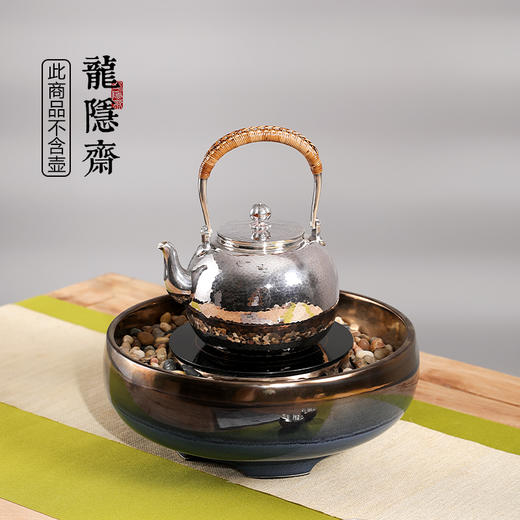 龙隐斋/厂家直发 金银烧/观云电陶炉煮茶家用铁壶银壶煮茶器静音茶炉烧水炉 商品图4