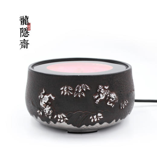 龙隐斋/厂家直发 铁包银/貔貅电陶炉 家用茶炉煮茶器台式铁壶银壶烧水泡茶具 商品图0