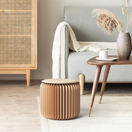 【颠覆传统家具概念】十八纸风琴纸凳 时尚创意简约 ins风超高颜值