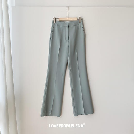 无扣腰带西装&微喇西装裤 商品图6