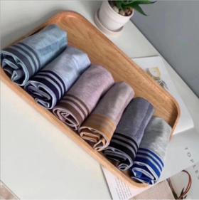 平角彩棉舒适男士内裤（6条装）