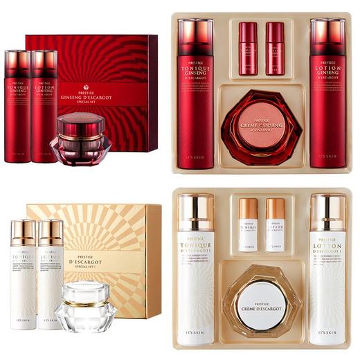 【现货】韩国 Its skin/伊思 红参/蜗牛清爽滋润三件套盒 水乳面霜 商品图2