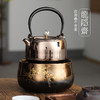龙隐斋/厂家直发 金光釉/黑金地金银花电陶炉煮茶器家用茶炉静音铁壶银壶专用 商品缩略图3