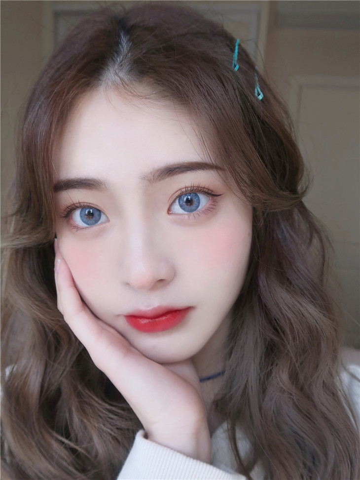 miragecolorgem宝石系列蓝粉棕绿年抛140mm适中扩瞳立体高调混血