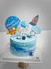 浩瀚星海中，留下你的梦，宇宙主题蛋糕，动物奶油生日蛋糕 商品缩略图0