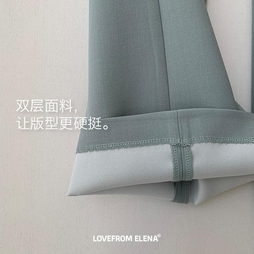 无扣腰带西装&微喇西装裤 商品图11