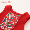 mrbaby女童裙子2019年春季时尚中国风红色新年童装旗袍儿童连衣裙 商品缩略图3