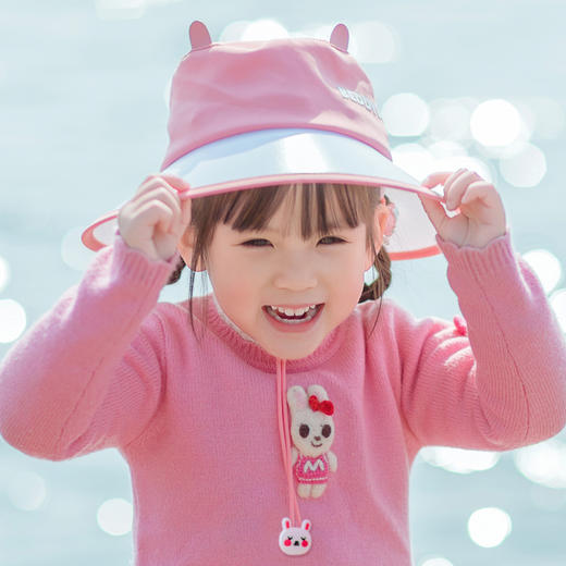 2020杯具熊儿童防晒帽太阳帽大檐渔夫帽BJX 商品图1