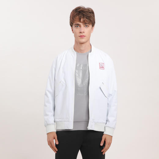 kelme卡尔美运动休闲外套春季新款商务拉链茄克男士立领上衣 商品图1