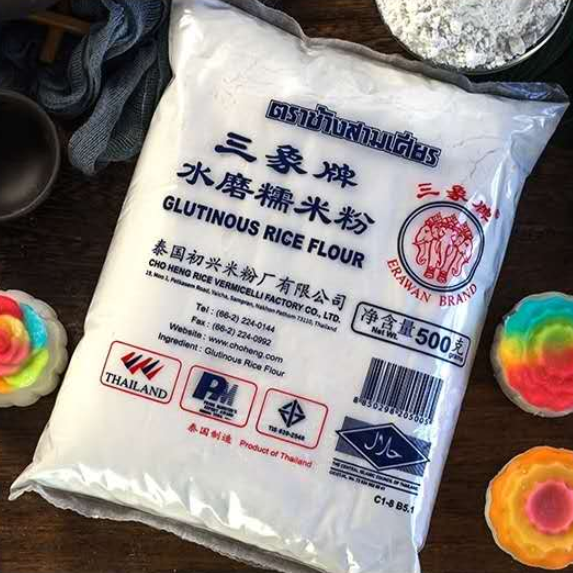 三象牌水磨糯米粉500g原装