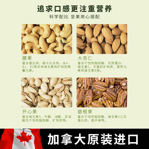 萨王纳savanna蜂蜜香烤混合坚果仁罐装850g 绿罐（腰果 杏仁 碧根果 开心果）#山东仓 商品图2