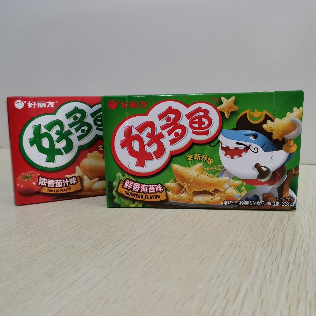 好丽友好多鱼饼干33克/34克（口味随机）