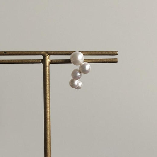 北京仓｜Karin-Akoya Bubble-泡泡 珍珠 耳环（不对称）［日本设计师］ 商品图2