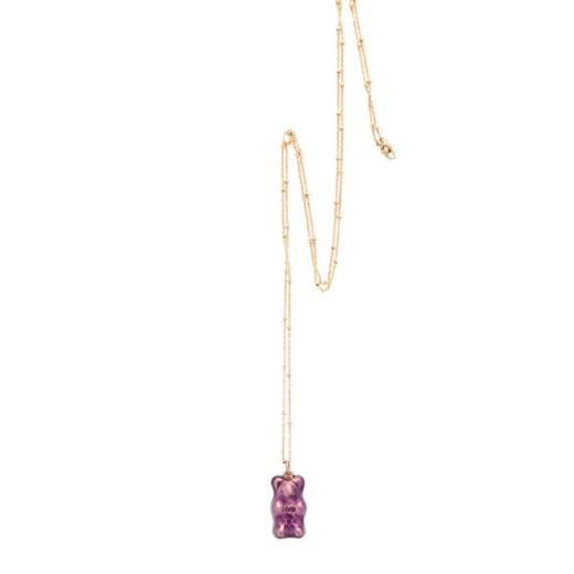 北京仓｜Maggoosh-Gummy-葡萄味小熊 项链［希腊设计师］ 商品图2