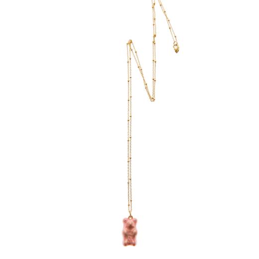 北京仓｜Maggoosh-Gummy-泡泡糖色小熊 项链［希腊设计师］ 商品图4