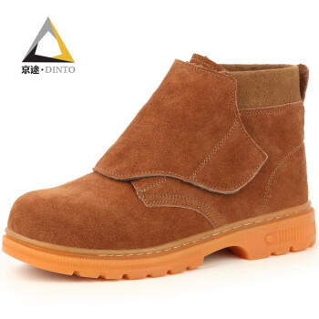 劳保鞋防砸防刺焊工反绒皮耐磨防臭安全工作鞋钢包头男 商品图4