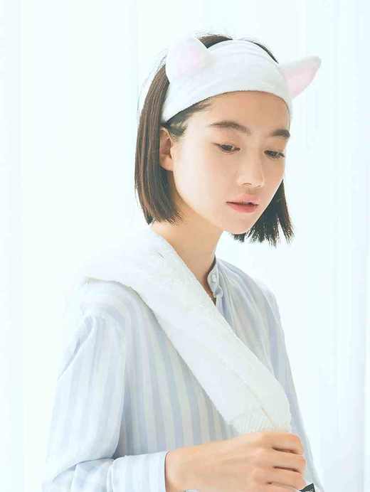 三利洗脸发带韩国可爱网红洗漱束发带敷面膜发箍头饰女简约卡通 商品图2