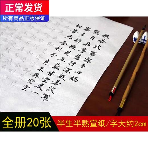 文人書房 | 大师级《心经》毛笔字帖/抄经本，小楷书法入门临摹本 商品图4