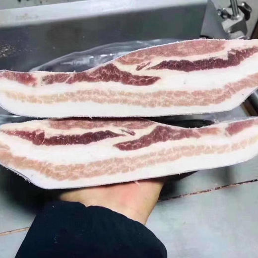 西班牙伊比利亚黑猪去皮五花肉半切2公斤左右/块 商品图5