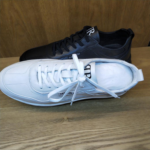 2019豪行春季新款运动单鞋19156170专柜正品纯皮真皮时尚休闲男鞋 商品图2