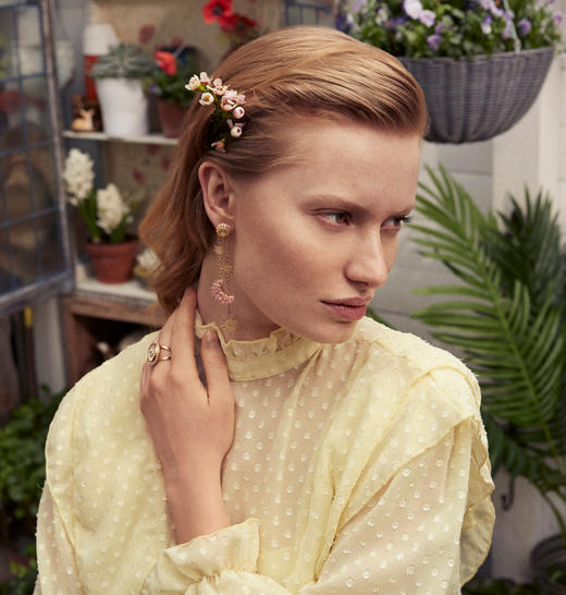 北京仓｜SORU-Siciliana-Luna Pink 耳环［英国设计师］ 商品图0