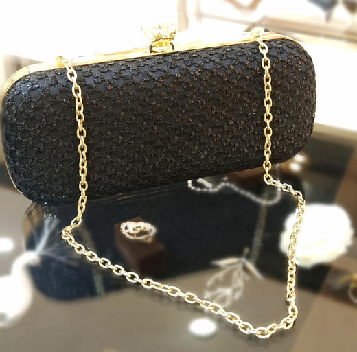 【伯妮斯茵】3J6713--黑色陈列手包 商品图1