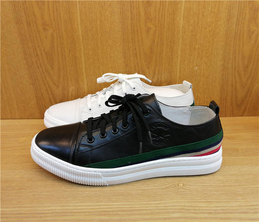 2019豪行春季新款19188875纯皮真皮时尚休闲男鞋运动单鞋专柜正品 商品图1