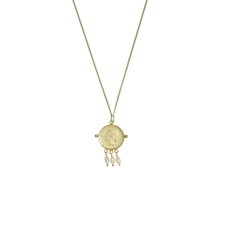 北京仓sorucoinroma项链英国设计师