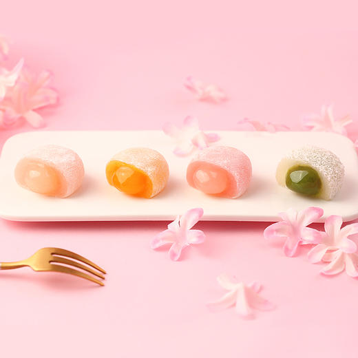 【99元选20件】百草味麻薯团子120g  Q弹外皮 爆浆夹心麻薯团子 商品图4