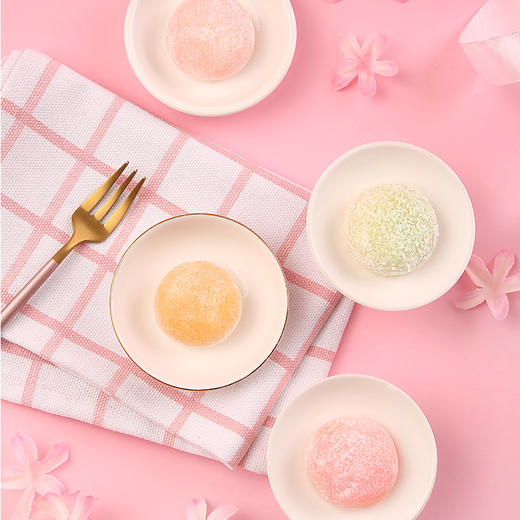 【99元选20件】百草味麻薯团子120g  Q弹外皮 爆浆夹心麻薯团子 商品图5