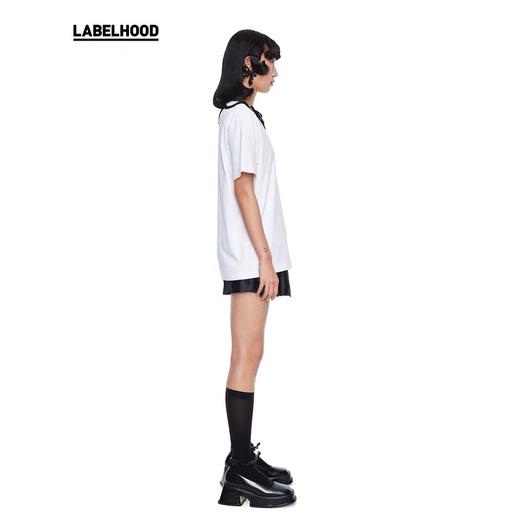 SHUSHU/TONG 领口蝴蝶结编绳T恤 ss20to10co001wh100 商品图3