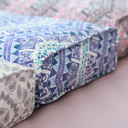 中式复古长方形荞麦枕头单双人护颈椎枕头旅行便携全棉荞麦壳枕头 商品图4