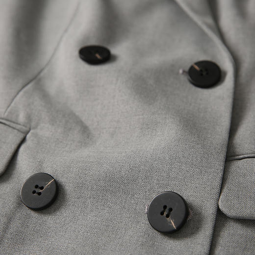 VIMAGE纬漫纪春季新款时尚高级洋气翻领双排扣显瘦西装外套女V1303905 商品图6