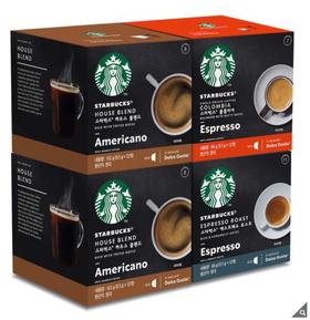 Starbucks 星巴克Dolce Gusto多种咖啡口味胶囊组48个 编号623320JPY带授权招加盟代理