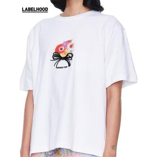 SHUSHU TONG2020春夏新品印花棉质T恤短袖圆领上衣女 商品图4