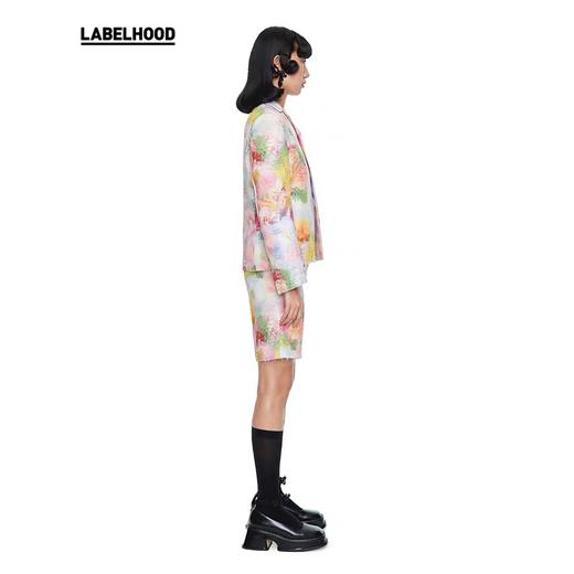 SHUSHU TONG2020春夏新品印花长袖夹克西装上衣女 ss20co03pl200print001 商品图2