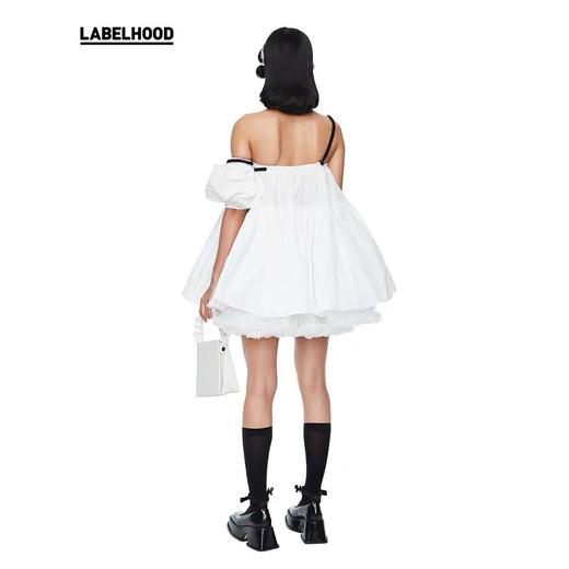 SHUSHU/TONG 开肩连衣裙 ss20dr09po192ba100 商品图3