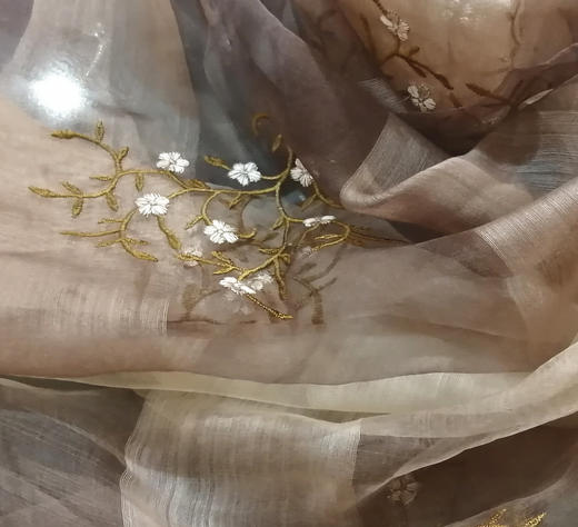 182W001--米色丝巾 商品图2