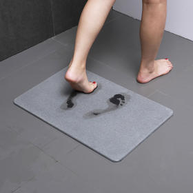 【5秒速干】天然硅藻泥吸水脚垫 kang菌防臭 体验真正会呼吸的土壤