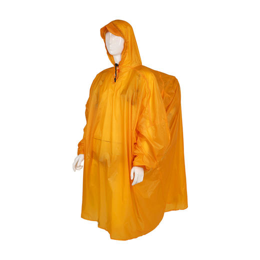 蓝色领域超轻量15d尼龙涂硅雨衣雨披徒步背包连体雨衣 jx100